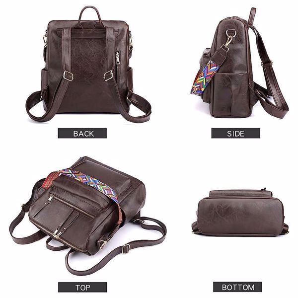 Women's PU Leather Backpack - No Delivery On Weekends