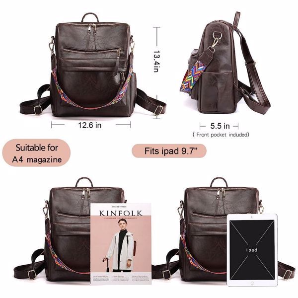 Women's PU Leather Backpack - No Delivery On Weekends